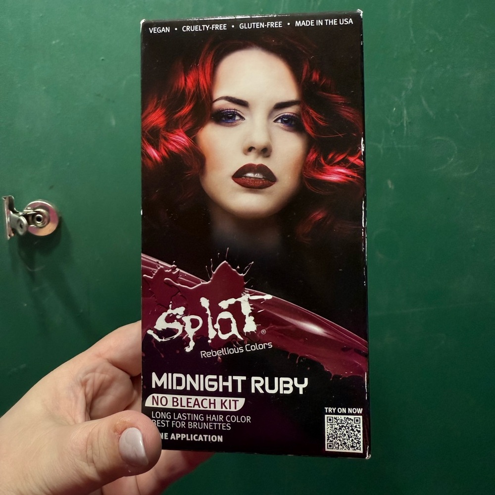 Splat Midnight Ruby Hair Color Kit